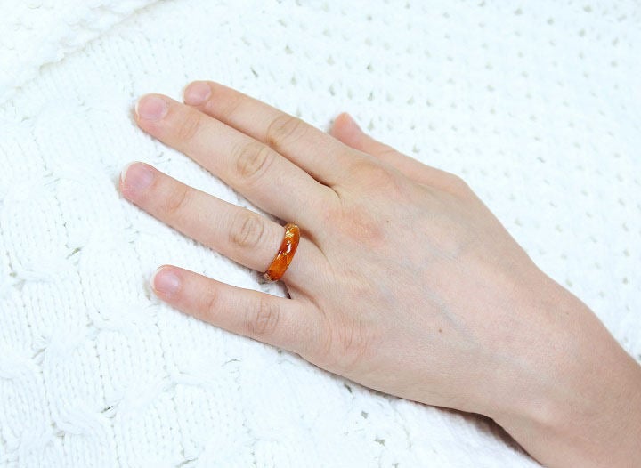 Orange Marigold Ring