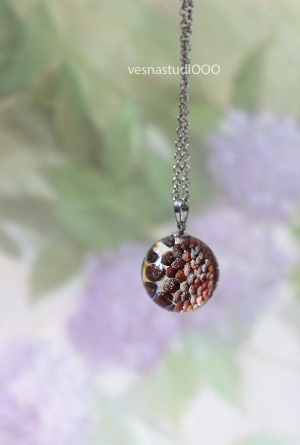 Black Mustard Seed Necklace