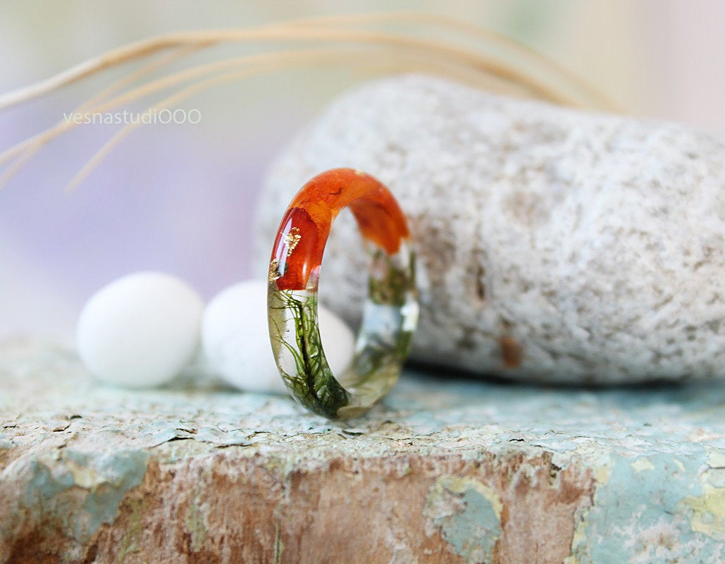 Orange Marigold Ring
