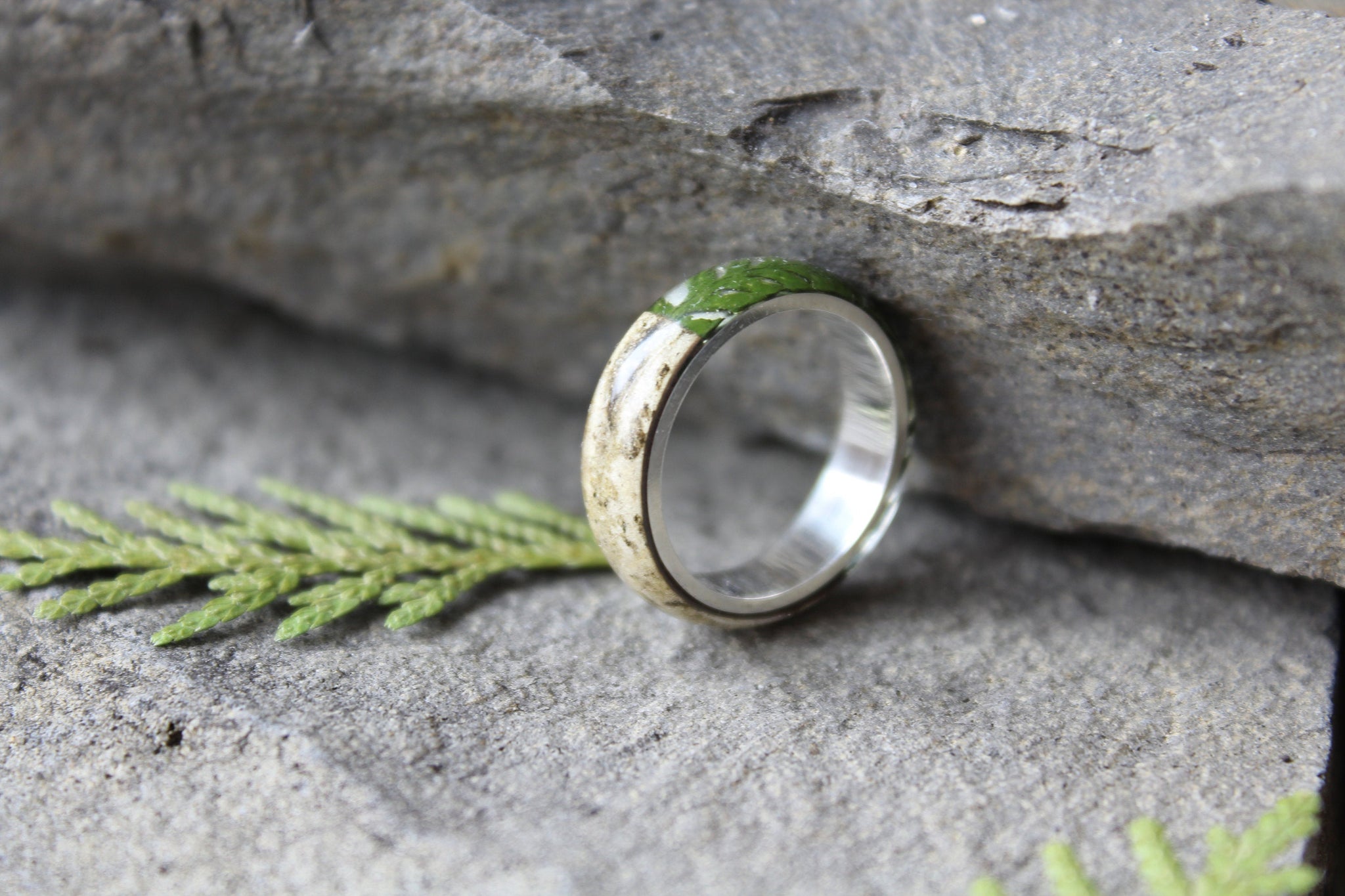B213 / MESH RING FERN GREEN